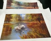 Inkjet Printablestretching Large Canvas With Yellow Back / White Back Pattern